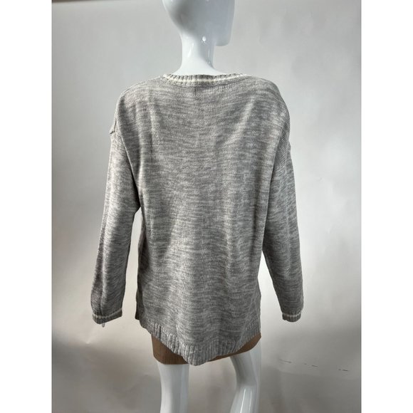 Blizzard Bay Christmas Sweater Blinking Skating Penguin XL Grey Holiday Acrylic - Picture 12 of 16